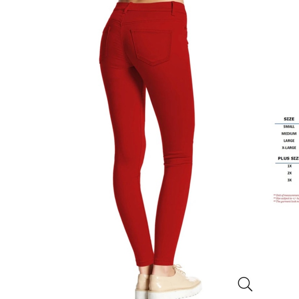 Red Jeans - Picture 2 of 2